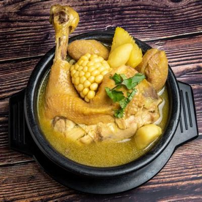  Sancocho de Gallina: A Hearty Colombian Stew that Combines Tender Chicken with Exotic Root Vegetables and Aromatic Spices!