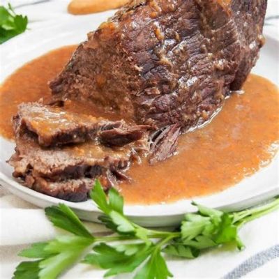  Sauerbraten - Hãy Khám Phá Sự Kết Hợp Hoàn Mỹ Của Thịt Nướng Tẩm Gia Vị & Nước Sốt Đậm Đà, Bay Hương!